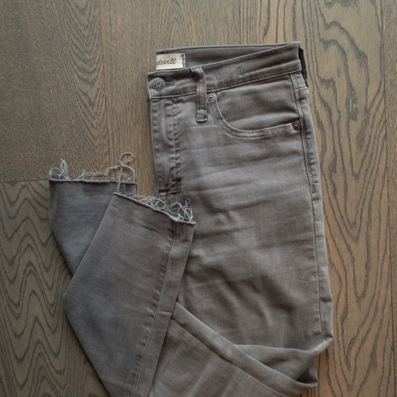 Madewell 9” Skinny Grey Jeans - Picture 3 of 5